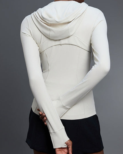 ZASUWA Female Pocket Zipper With Hat Jacket