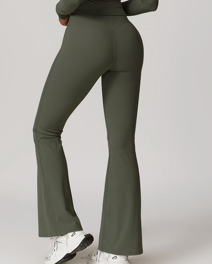 ZASUWA Female Flare V-shape High-waisted Leggings