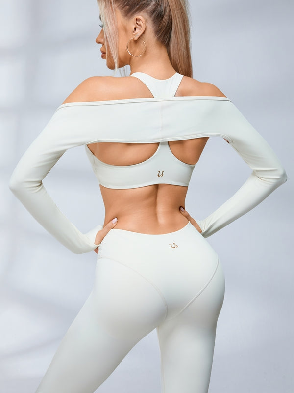 ZASUWA Female Super Twist Thumbhole Cropped Top