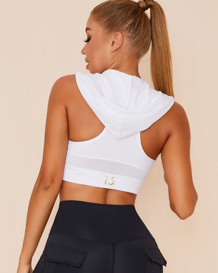 ZASUWA Female Solid Color Hooded Vests