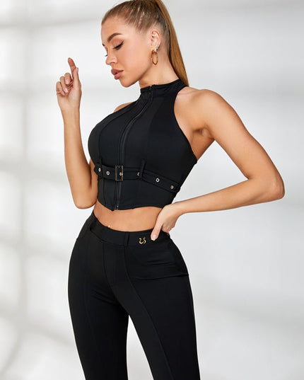 ZASUWA Female Fake Pocket Sassy Leggings