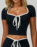 Black / S / Short Sleeves