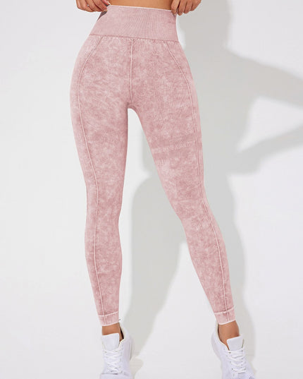 ZASUWA Female Denim Elastic Tight Hip-lift Quick Dry Leggings