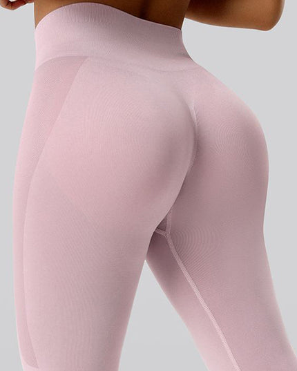 ZASUWA Female Quick-dry Seamless Hip-lift Scrunch Bum Leggings
