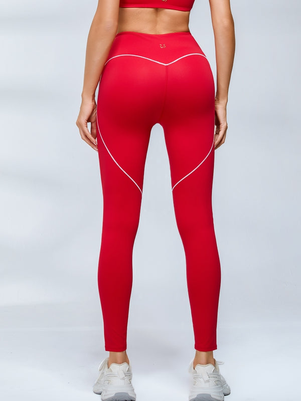 ZASUWA Female Big Heart Shape Cross Back Tracksuit