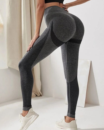ZASUWA Female Seamless Hip-lift Scrunch Bum Elastic tight Leggings