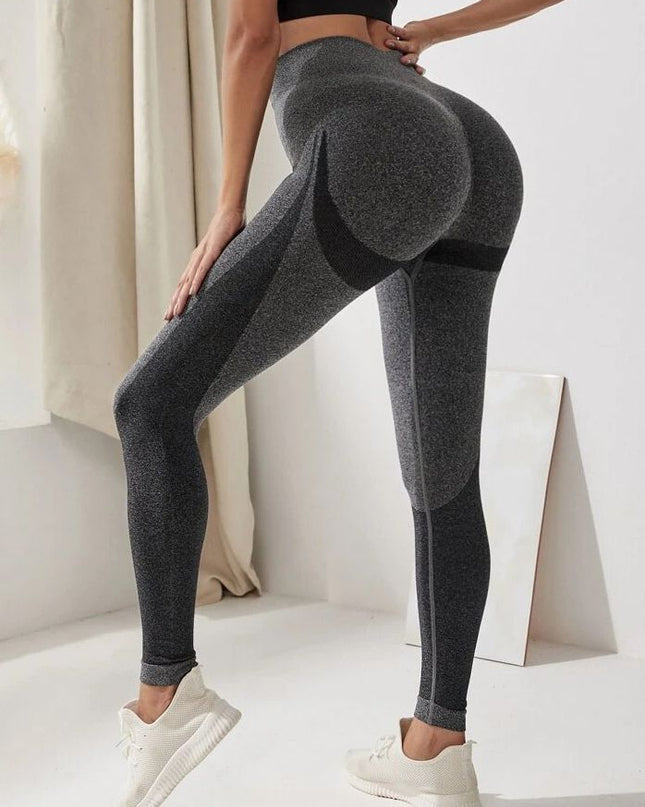 ZASUWA Female Seamless Hip-lift Scrunch Bum Elastic tight Leggings