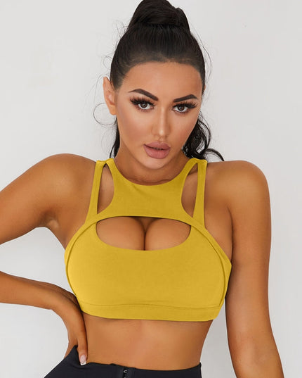 ZASUWA Female Sexy Cutout Sports Bras