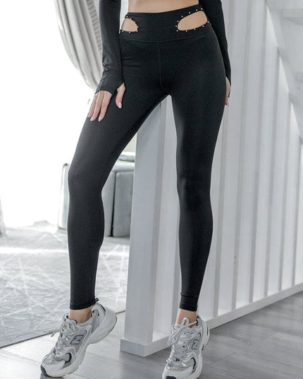 ZASUWA Female Rivet Cross Cutout Backless Tracksuit X ANECHKAANNN ⭐