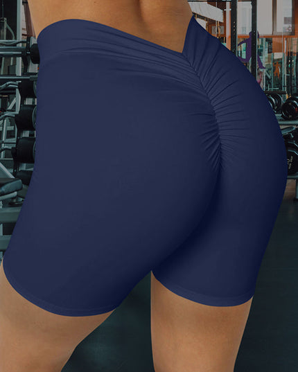 ZASUWA Female Scrunch Bum Deep V Back Leggings