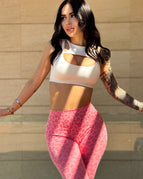 Pink / S / Sports Bra+Leggings