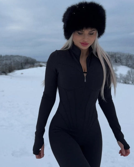 🖤ZASUWA Female Zipper Jumpsuit