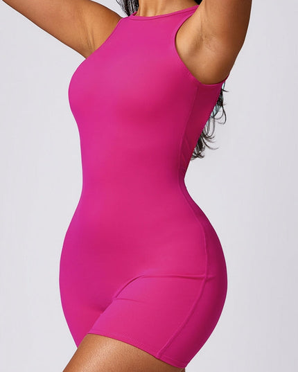 ZASUWA Female Backless Scrunch Bum Romper