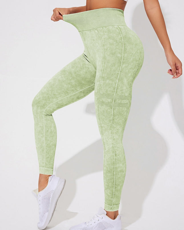 ZASUWA Female Denim Elastic Tight Hip-lift Quick Dry Leggings