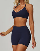 Midnight Blue / S / Bras+Shorts