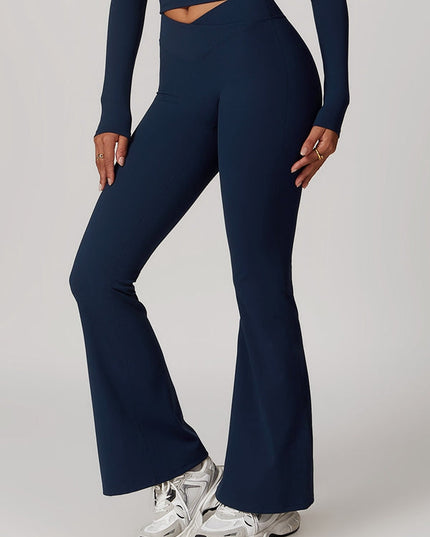 ZASUWA Female Flare V-shape High-waisted Leggings