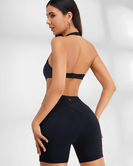 ZASUWA Female Hanging Backless Romper