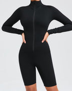 Black / S / Short Jumpsuit