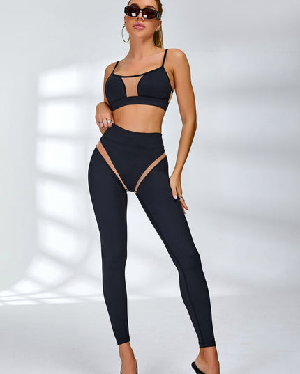 ❤ZASUWA Female Super Sexy Unique Mesh Hip-lift Leggings