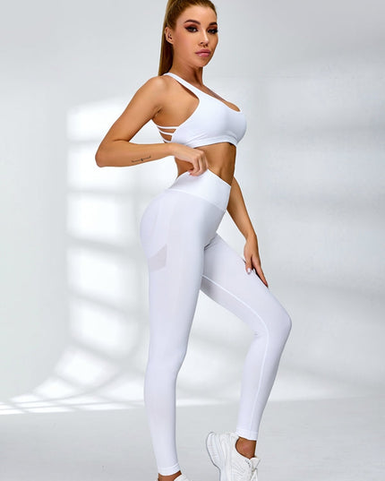 ZASUWA Female Sexy Deep V Beauty Back Tracksuit