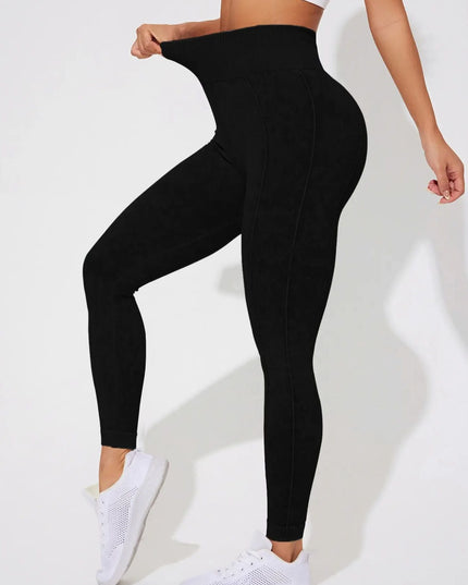 ZASUWA Female Denim Elastic Tight Hip-lift Quick Dry Leggings