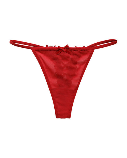 ZASUWA Female Hollow Out Lace-up Panties