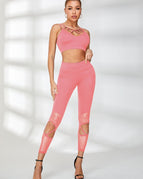 Light Pink / S / Bras+Leggings