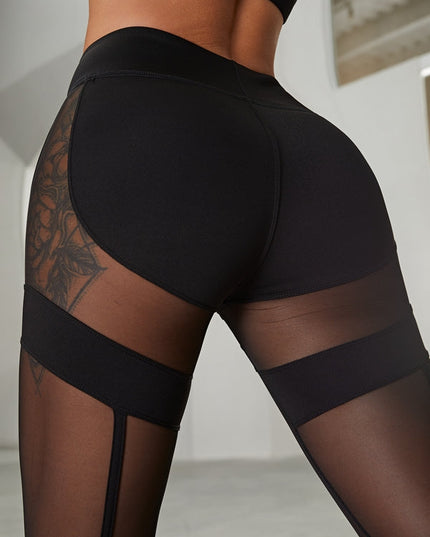 🖤ZASUWA Female Super Sexy Unique Mesh Hip-lift Leggings
