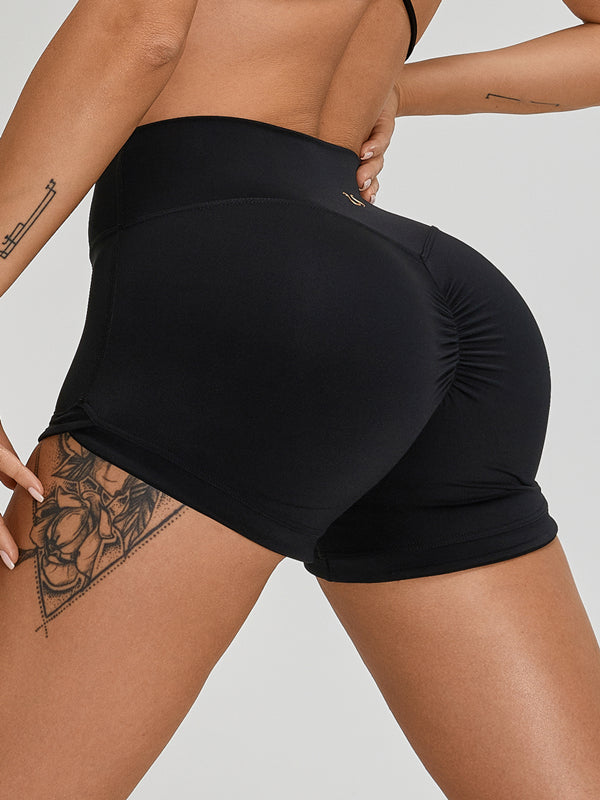 ZASUWA Female Scrunch Bum Cross Back Short Tracksuit