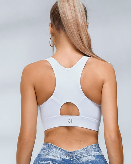 ZASUWA Female Zipper High-support Sports Bras