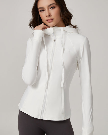 ZASUWA Female Zipper With Hat Jackets