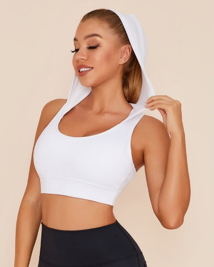 ZASUWA Female Solid Color Hooded Vests