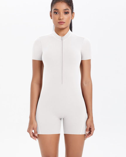 ZASUWA Female Hollow Out Backless Scrunch Bum Push Up Design Romper