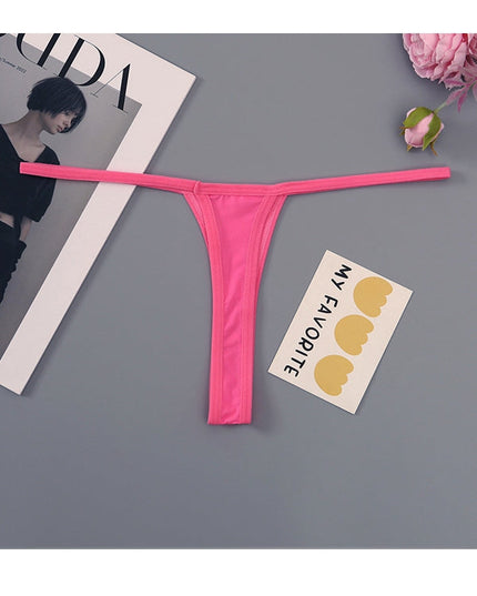 ZASUWA Female Sexy Mesh Print T-Back Panties