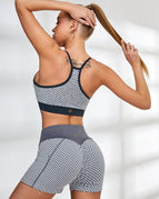 Gray / S / Bras+Shorts