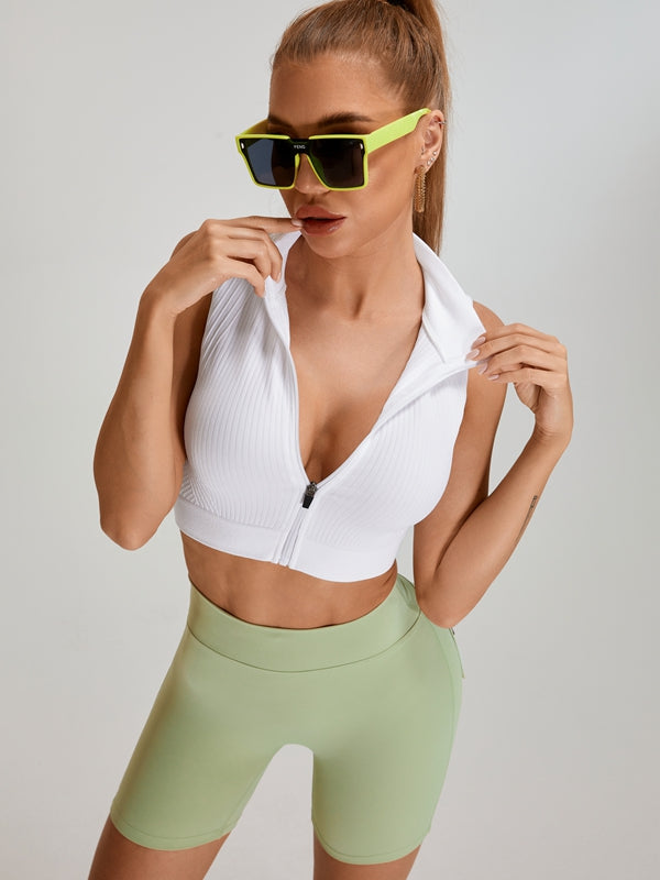 ZASUWA Female Zipper Ribbed Tank