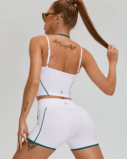 ZASUWA Female Contrast Color Pocket Booty Shorts