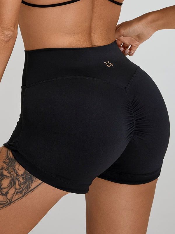 ZASUWA Female Scrunch Bum Cross Back Short Tracksuit