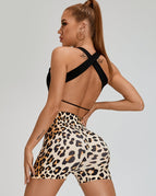 Tan / S / Shorts+Bras