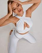 White / S / Bras+Leggings