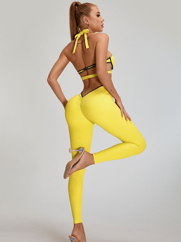 🖤ZASUWA Female Sexy Contrast Color Stripe Hollow Out Jumpsuit