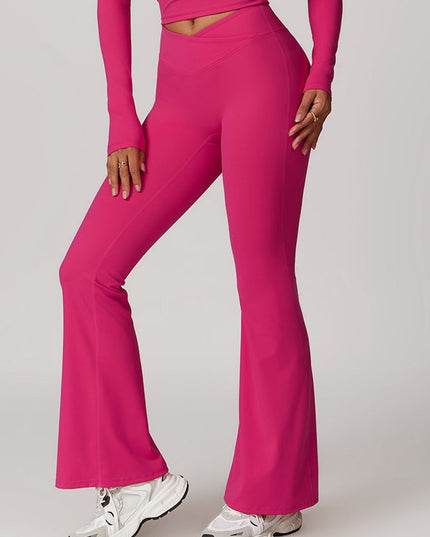 ZASUWA Female Flare V-shape High-waisted Leggings