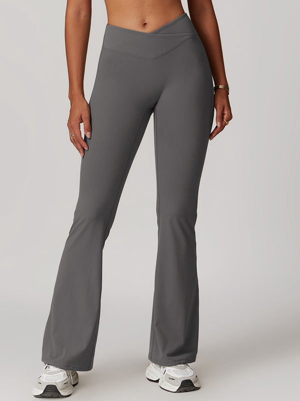 ZASUWA Female Flare V-shape High-waisted Leggings