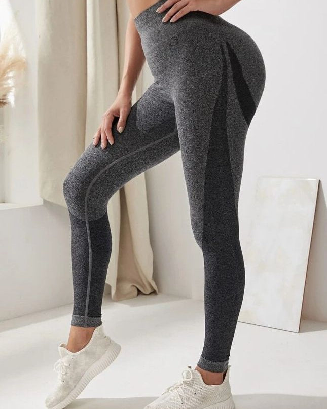 ZASUWA Female Seamless Hip-lift Scrunch Bum Elastic tight Leggings