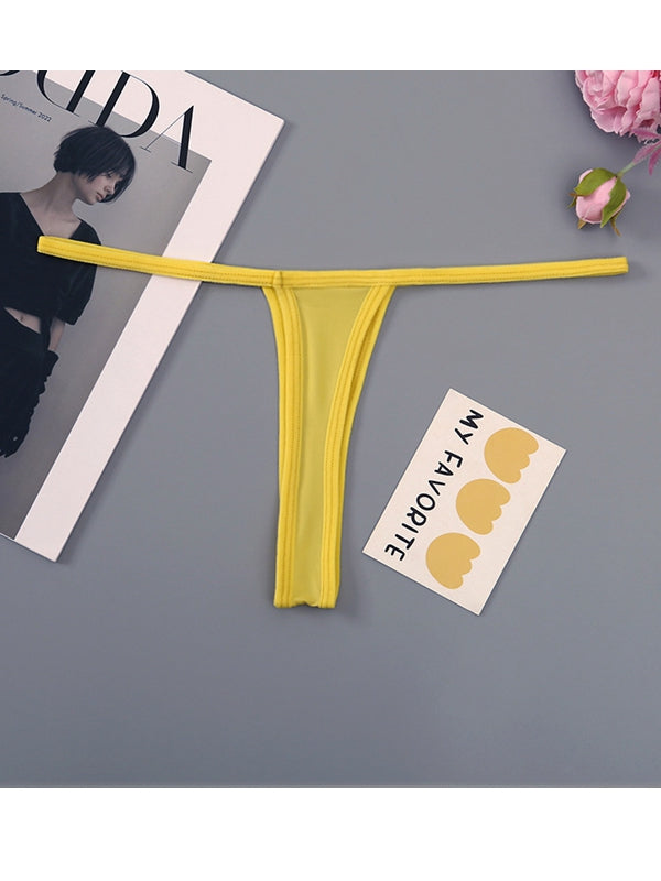 ZASUWA Female Sexy Mesh Print T-Back Panties