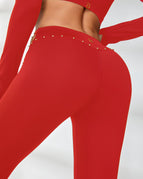 Red / S / Leggings