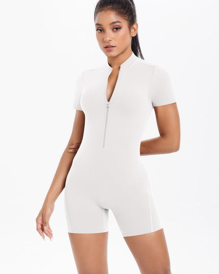 ZASUWA Female Hollow Out Backless Scrunch Bum Push Up Design Romper