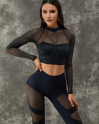 Black / Long Sleeves+Leggings / S