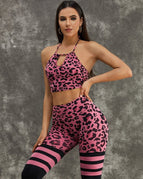 Pale Violet Red / S / Bras+Leggings