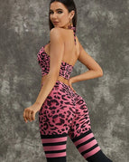 Pink / S / Bras+Shorts+Leggings